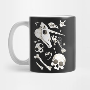 blue Skulls and Bones - Wunderkammer Mug